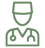 An illustration of a medical worker
