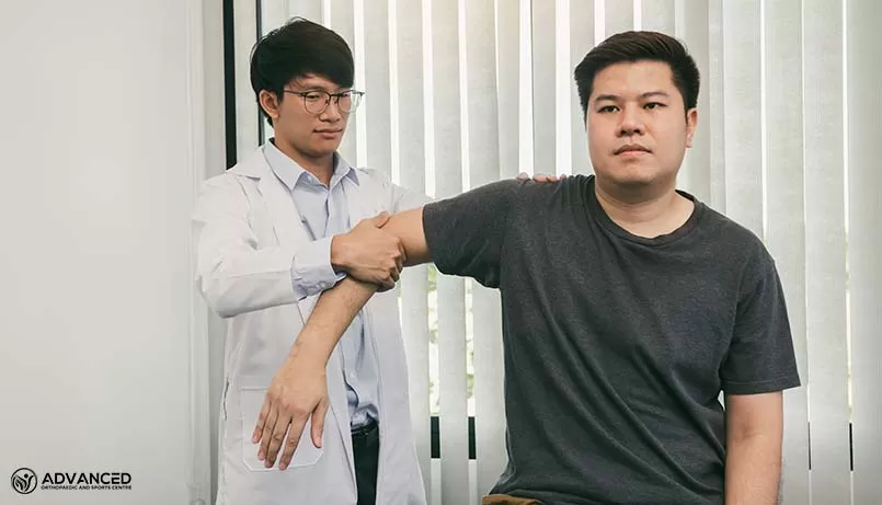 patient and orthopaedic doctor in Singapore